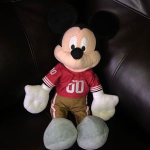 49ers Mickey Mouse plush